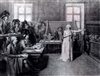 Proc�s de Marie-Antoinette devant le tribunal r�volutionnaire (Gravure de Bouillon, XVIII<sup>e</sup> si�cle, Paris, mus�e Carnavalet.)